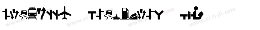 Roadgeek Transport H字体转换 Roadgeek Transport H字体转换
